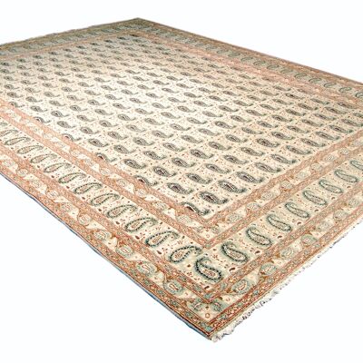 Tappeto Kashan carpet Original Colors CM 385x283 - 80% wool 20% Cotton