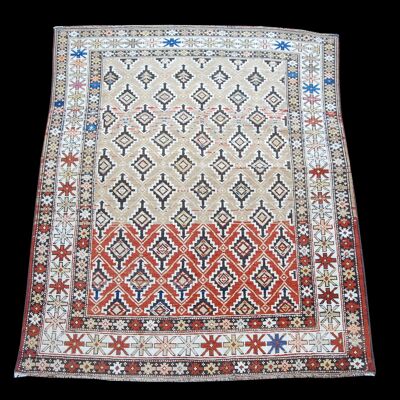 Hand made Antique Kazak / Shirvan Caucasic Carpets CM 143x111