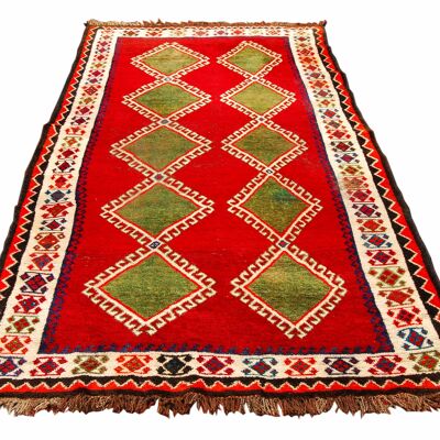 Rectangular Hand knotted carpet Original Colors CM 230x122
