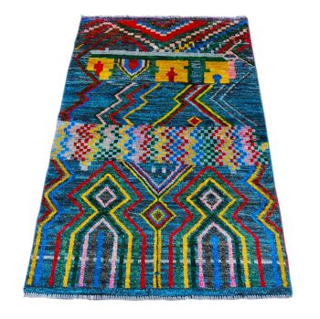 TAIMANY Tapis Original en Laine Tapis CM 143x85 1