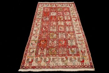 Authentique tapis original noué à la main kilim varni soie 190x115 CM 1