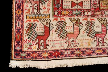 Authentique tapis original noué à la main kilim varni soie 190x115 CM 2