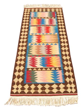 Kilim Original Authentique Fait Main 163x62 CM 2