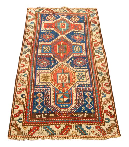 Hand made Antique Kazak / Shirvan Caucasic Carpets CM 145x78