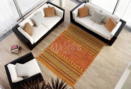 ING-500601-Kilim Original, Authentic Hand Made With Certificate of Authentici