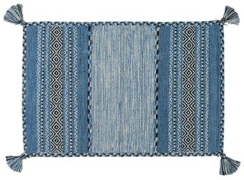 Authentique Inde Coton Kilim Lory 90x60 cm - (Galleriafarah1970) # 1