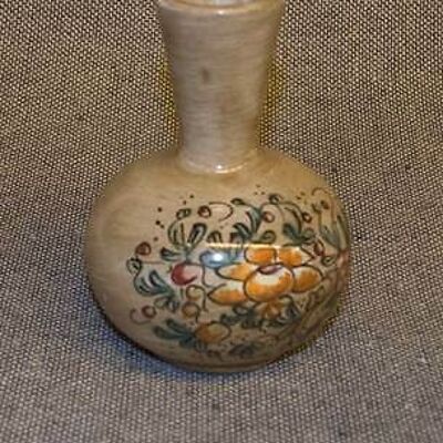 Vaso di terra cotta originale fatto a mano 14x10 cm