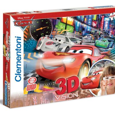 Clementoni Puzzle Cornice CARS JAPAN 3D 104 pz. - Porto Corsa