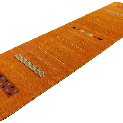 Modern Indian Wool Teppich Original Certificated CM 307x86 (Galleriaf