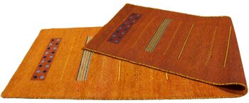 Laine Indienne Moderne Teppich Original Certifié CM 307x86 (Galleriaf 3