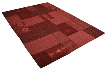 Kilim Patch Tapis indiens originaux Tappis CM 240x170 - Galleria Farah 3