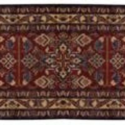 ING-2733-Carpet Kazak Ozbek Pakistan Afghan Teppich Tapis - 444x78 Cm - (Gall