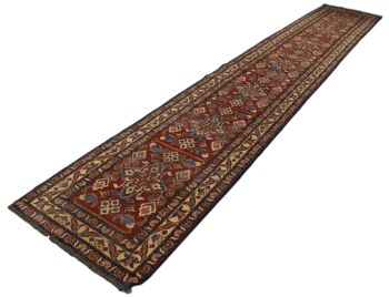 ING-2733-Tapis Kazak Ozbek Pakistan Afghan Teppich Tapis - 444x78 Cm - (Gall 3