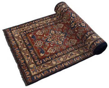 ING-2733-Tapis Kazak Ozbek Pakistan Afghan Teppich Tapis - 444x78 Cm - (Gall 5