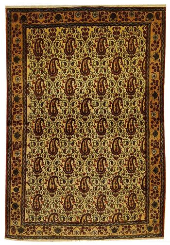 205x140 CM T Authentique date tapis année aiguille avec certificat d'authenticité ? ou 2