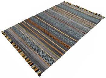 150x90 CM Original, Qualité Autentique Kilim FAIT MAIN Coton Indien #GalleriaF 1