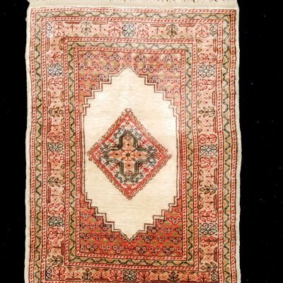 Hereche Istanbul Silk Tappeto Carpet Tapis Teppich Alfombra Rug Tapiet 60x40 CM