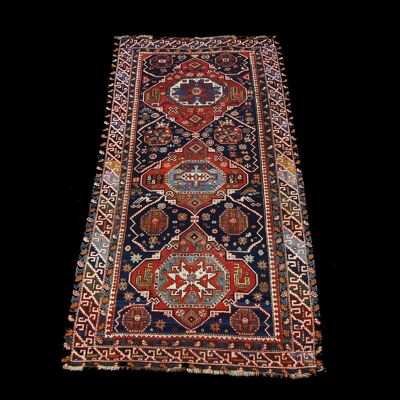 Hand made Antique Kazak / Shirvan Caucasic Carpets CM 265x130