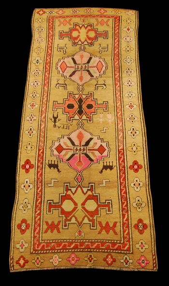 Tapis caucasiques Serab antiques faits à la main CM 280x113 1