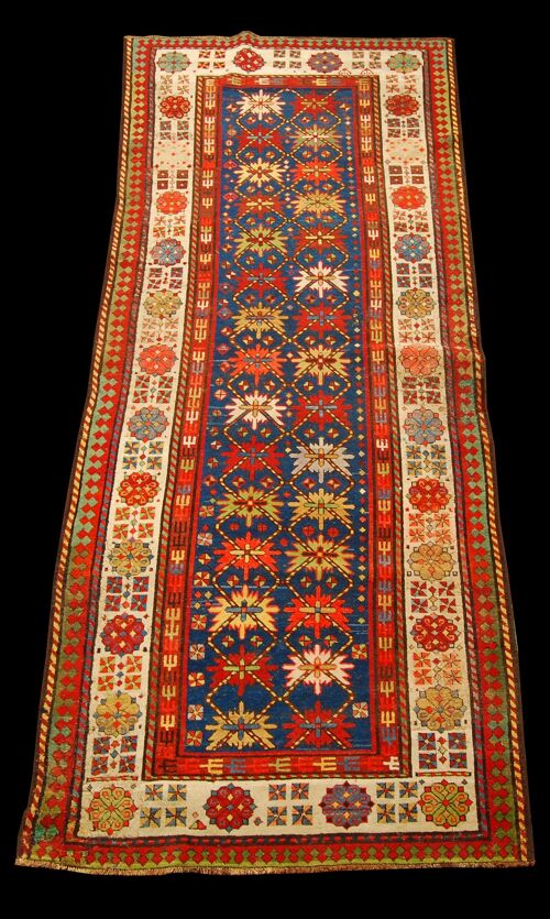 Hand made Antique Kazak / Shirvan Caucasic Carpets CM 275x110