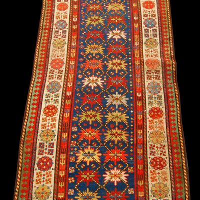 Hand made Antique Kazak / Shirvan Caucasic Carpets CM 275x110