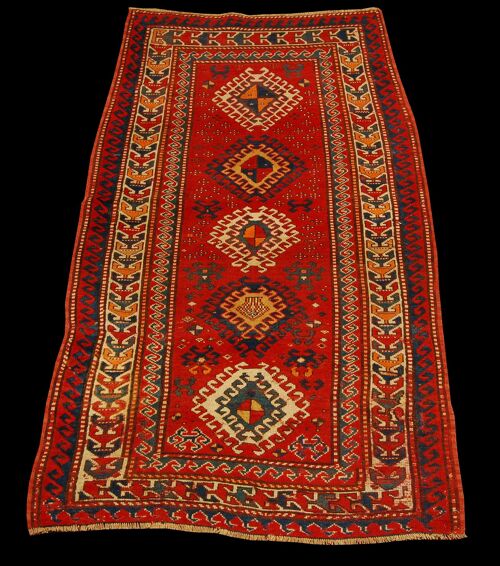 Hand made Antique Kazak / Shirvan Caucasic Carpets CM 205x105