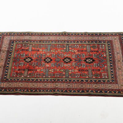Authentic original hand knotted carpet 195x132 CM