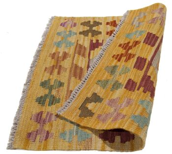 55x55 CM Antik Autentik Kilim Kelem Original Hand Made STYLE Classique - FACILE À NETTOYER - DOUBLE FACE 2