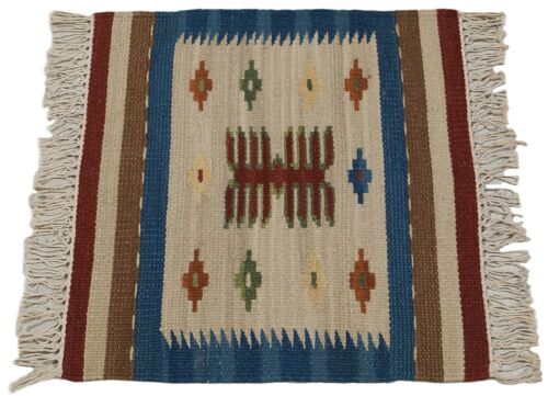 40x40 CM kilim India Occasion Tappis Teppich Rugs Carpet #Galleria Farah1970