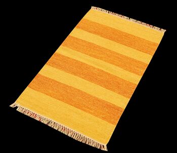 Original authentique kilim indien moderne - 90x60 cm - Galerie farah1970 3