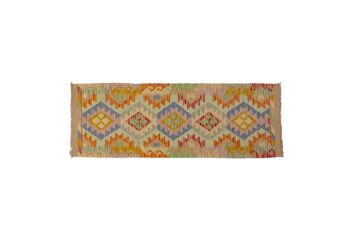 Autentik Kilim Kelem Original Fait Main 150x50 CM STYLE Classique - FACILE À NETTOYER 2