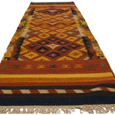 Originale kilim sivas cotone 200x60 cm- Galleria farah1970