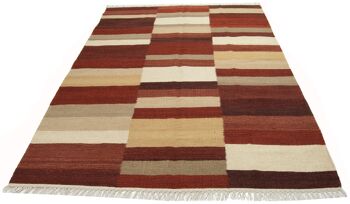 Kilim Tapis inde original Tonum Bleu CM 230x160 - Galleria Farah1970 3