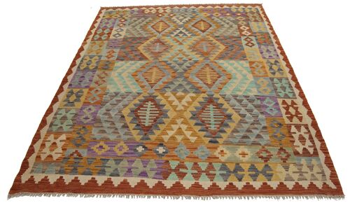 205x155 CM Autentik Kilim Kelem Original Hand Made Classic STYL - EASY TO CLEAN