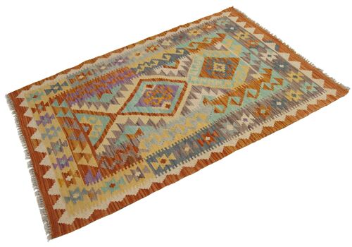 128x80 CM Autentik Kilim Kelem Original Hand Made Classic STYL - EASY TO CLEAN