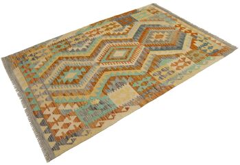 150x100 CM Autentik Kilim Kelem STYLE Classique Original Fabriqué à la Main - FACILE À NETTOYER 1