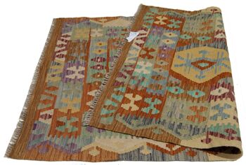 147x103 CM Autentik Kilim Kelem STYLE Classique Original Fabriqué à la Main - FACILE À NETTOYER 4