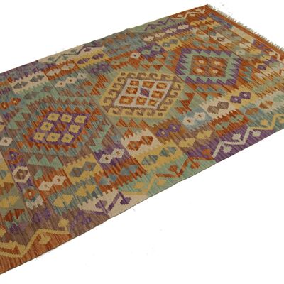 160x102 CM Autentik Kilim Kelem Original Hand Made Classic STYL - EASY TO CLEAN