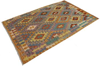 155x105 CM Autentik Kilim Kelem STYLE Classique Original Fabriqué à la Main - FACILE À NETTOYER 2