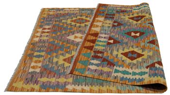 155x105 CM Autentik Kilim Kelem STYLE Classique Original Fabriqué à la Main - FACILE À NETTOYER 3