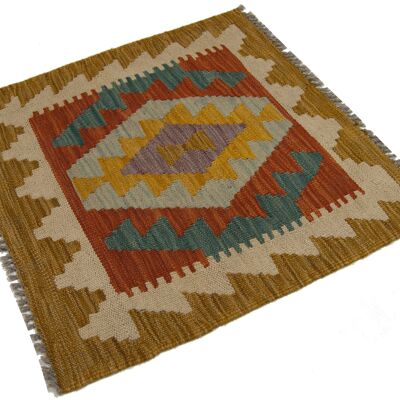 57x57 CM Autentik Kilim Kelem Original Hand Made Classic STYL - EASY TO CLEAN