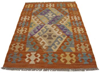 95x67 CM Autentik Kilim Kelem STYLE Classique Original Fabriqué à la Main - FACILE À NETTOYER 4