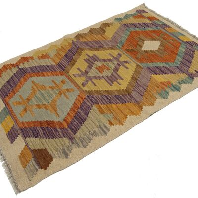 92x57 CM Autentik Kilim Kelem Original Hand Made Classic STYL - EASY TO CLEAN