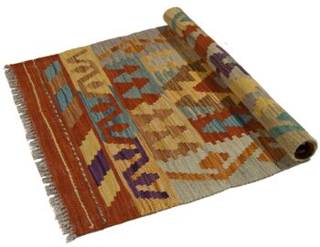 90x63 CM Autentik Kilim Kelem STYLE Classique Original Fabriqué à la Main - FACILE À NETTOYER 4