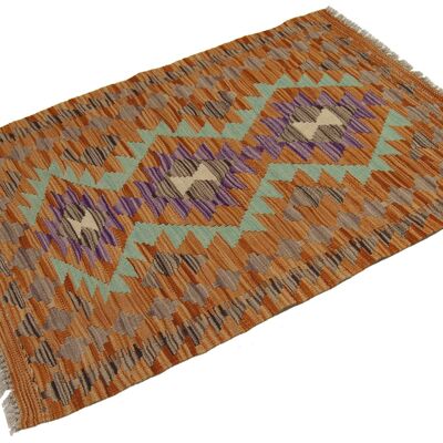 92x63 CM Autentik Kilim Kelem Original Hand Made Classic STYL - EASY TO CLEAN