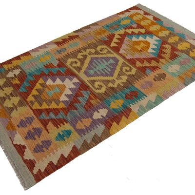 130x77 CM Autentik Kilim Kelem Original Hand Made Classic STYL - EASY TO CLEAN