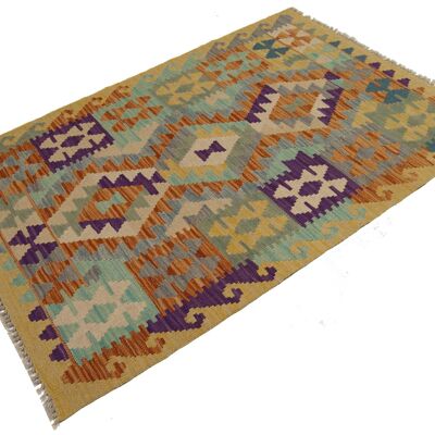 123x84 CM Autentik Kilim Kelem Original Hand Made Classic STYL - EASY TO CLEAN