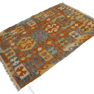 122x80 CM Autentik Kilim Kelem Original Hand Made Classic STYL - EASY TO CLEAN