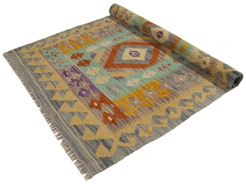 130x83 CM Autentik Kilim Kelem Original Hand Made Classic STYL - EASY TO CLEAN