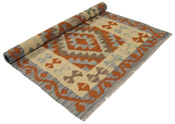 118X77 CM Autentik Kilim Kelem STYLE Classique Fait Main Original - FACILE À NETTOYER 4